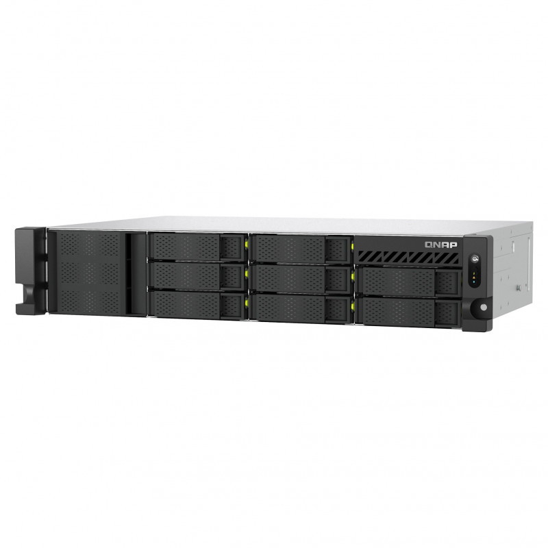 QNAP TS-h1073BXeU-RP-8G 2U NAS rackowy, Ryzen Embedded V1780B, 8 GB DDR4, redundantny zasilacz