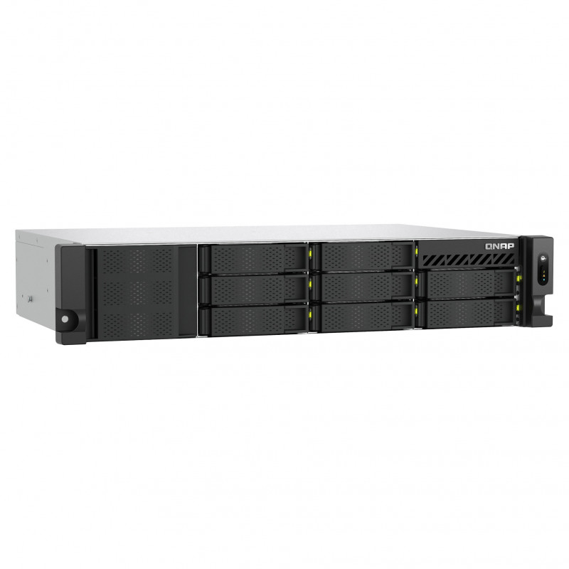 QNAP TS-h1073BXeU-RP-8G 2U NAS rackowy, Ryzen Embedded V1780B, 8 GB DDR4, redundantny zasilacz
