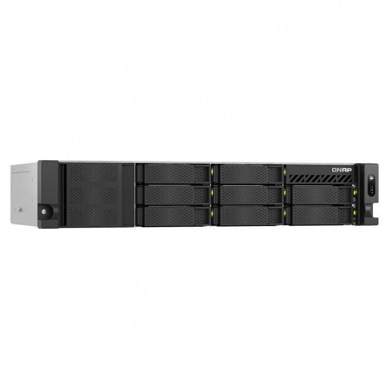 QNAP TS-h1073BXeU-RP-8G 2U NAS rackowy, Ryzen Embedded V1780B, 8 GB DDR4, redundantny zasilacz