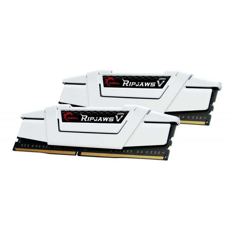 Zestaw pamięci G.Skill Ripjaws V DDR4, 32 GB (2 x 16 GB), 3200 MHz, CL16, XMP2, biały