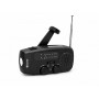 Vakoss FM-3660K Radio awaryjne FM/AM z dynamem, latarką, power bankiem i panelem słonecznym, 2000 mAh