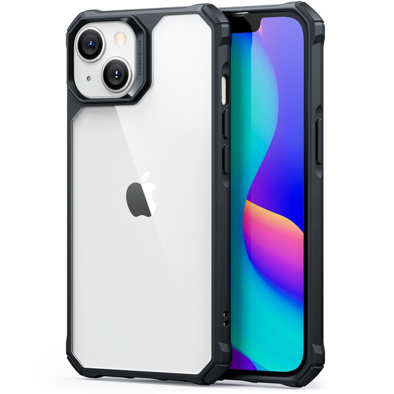 Etui ESR Air Armor ESR515 do Apple iPhone 14 Plus / 15 Plus, przezroczysto-czarne