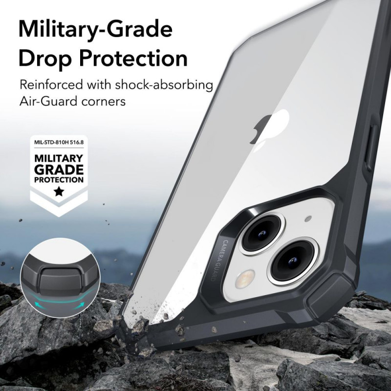Etui ESR Air Armor ESR515 do Apple iPhone 14 Plus / 15 Plus, przezroczysto-czarne