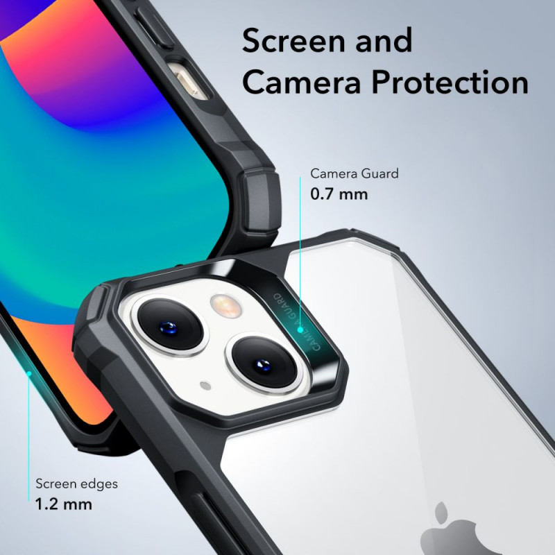 Etui ESR Air Armor ESR515 do Apple iPhone 14 Plus / 15 Plus, przezroczysto-czarne