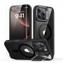 Etui ESR Classic Hybrid Kickstand HaloLock MagSafe ze szkłem hartowanym do Apple iPhone 16 Pro, Clear/Black
