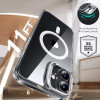 Etui ESR Classic Hybrid Kickstand HaloLock MagSafe ze szkłem hartowanym do Apple iPhone 16 Plus, przezroczyste