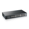 Zyxel GS1915-26v2 26-portowy przełącznik smart GbE, 24x GbE RJ45 i 2x SFP, do montażu w szafie rack, bezwentylatorowy (GS1915-26V2-EU0101F)