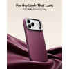 Etui ESR Leather Kickstand MagSafe do Apple iPhone 17 Pro / 18 Pro, Deep Burgundy