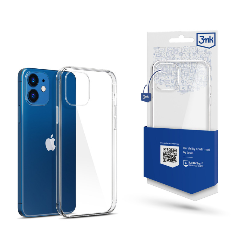 Etui 3MK Clear Case do Apple iPhone 12 mini, przezroczyste