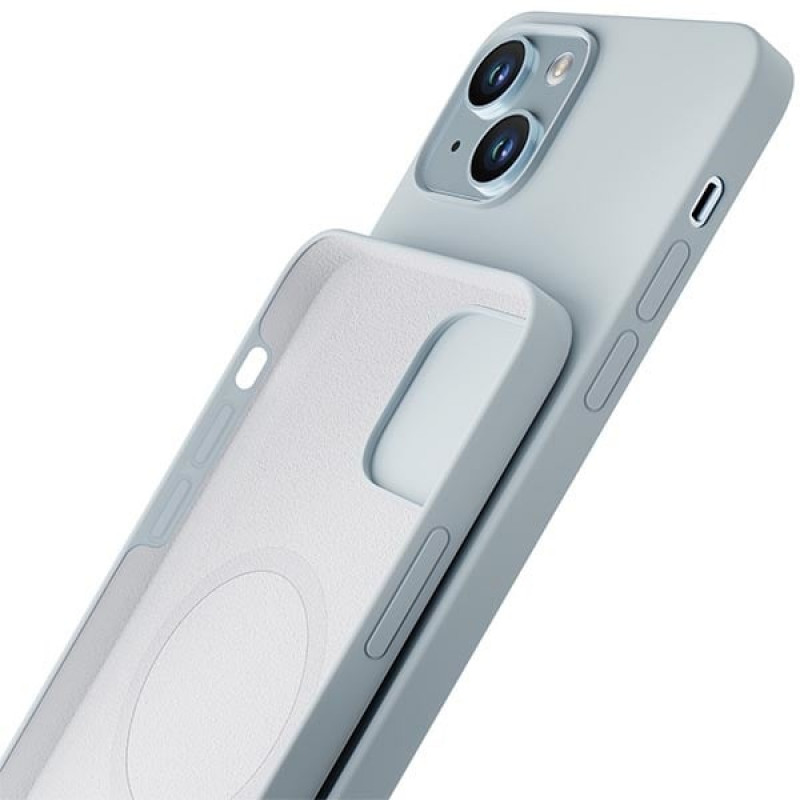 Etui silikonowe 3MK Hardy Case MagSafe Apple iPhone 14 Plus / 15 Plus, niebieskie
