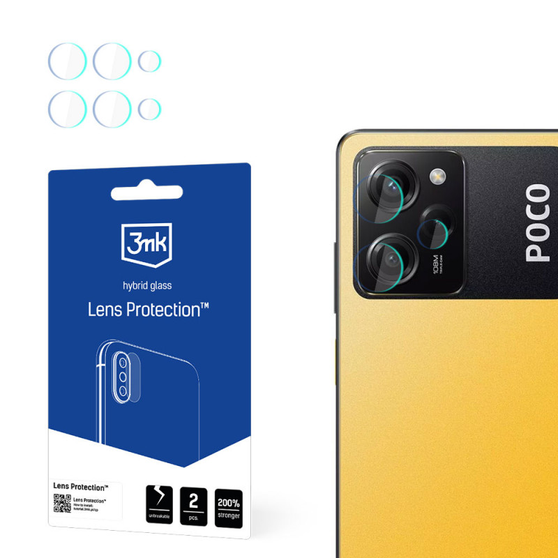 3MK Lens Protect POCO X5 Pro 5G ochrona obiektywu aparatu (4 szt.), 3MK4630