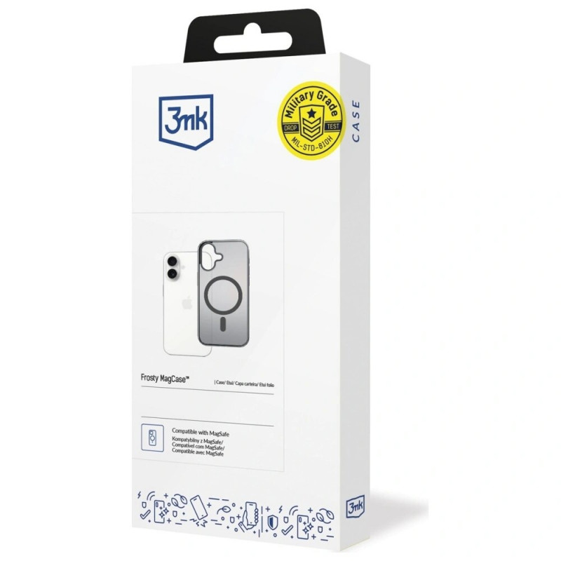 3MK Frosty MagCase do Apple iPhone 17, czarny