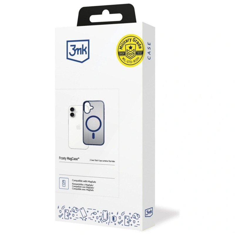 3MK Frosty MagCase do Apple iPhone 17, niebieski