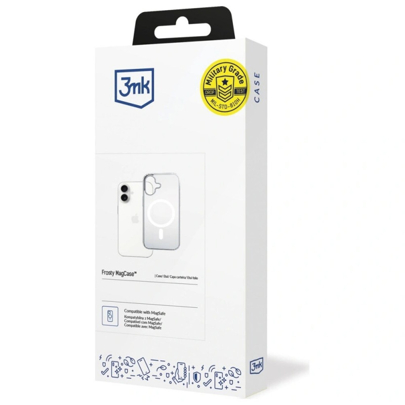 3MK Frosty MagCase do Apple iPhone 17, biały
