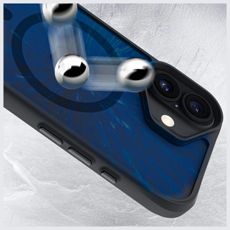 Etui 3MK Satin Armor MagCase do Apple iPhone 17, czarne