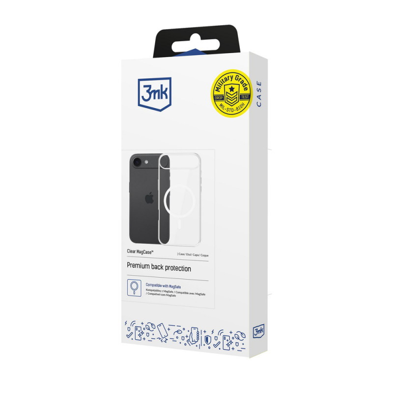 3MK Clear MagCase do Apple iPhone Air, przezroczyste