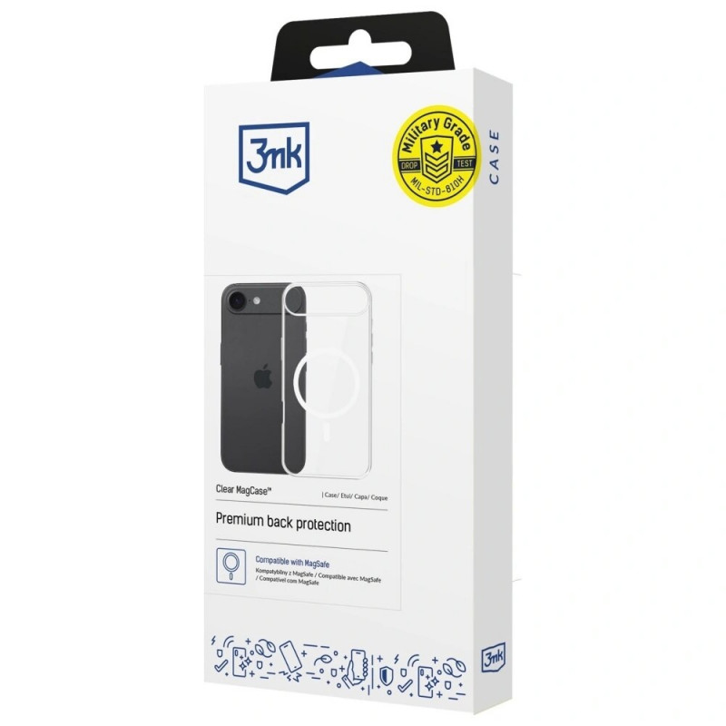 3MK Clear MagCase do Apple iPhone Air, przezroczyste
