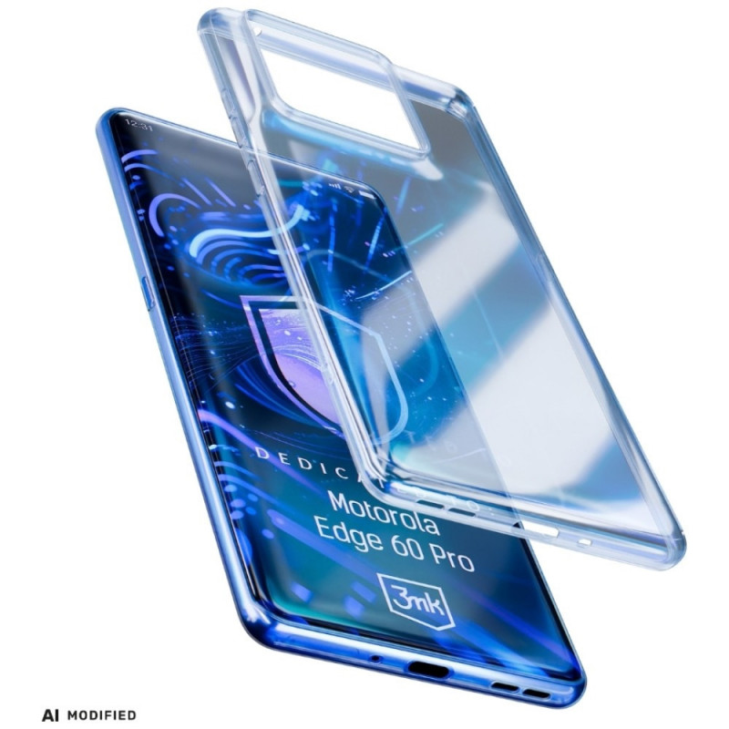 3MK Clear Case do Motorola Edge 60 Pro, przezroczyste