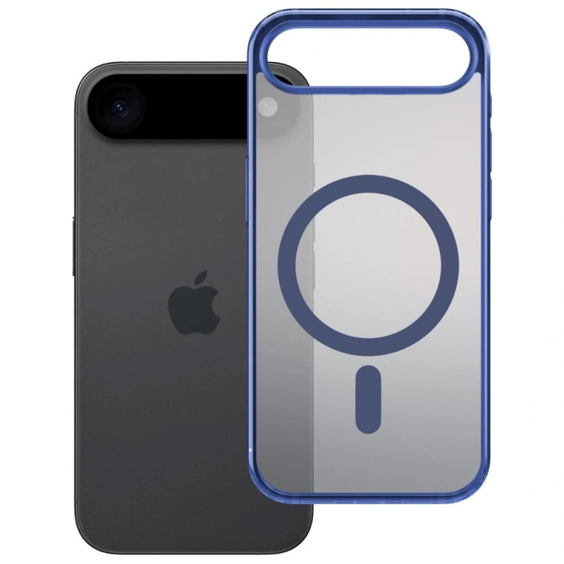 Etui 3MK Frosty MagCase na Apple iPhone Air, niebieskie
