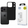 Etui 3MK Matt Case Pro do Apple iPhone 17 Pro, matowa czerń