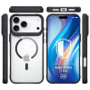 Etui 3MK Satin Armor MagCase do Apple iPhone 17 Pro, przezroczysty czarny