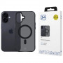 Etui 3MK Smoke Matt MagCase do Apple iPhone 17, czarne