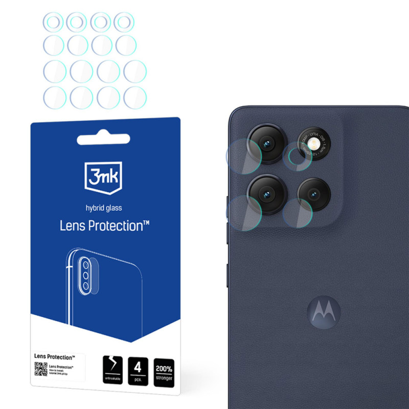 3MK Lens Protection ochrona obiektywu aparatu Motorola Moto G86 / G86 Power (4 szt.)