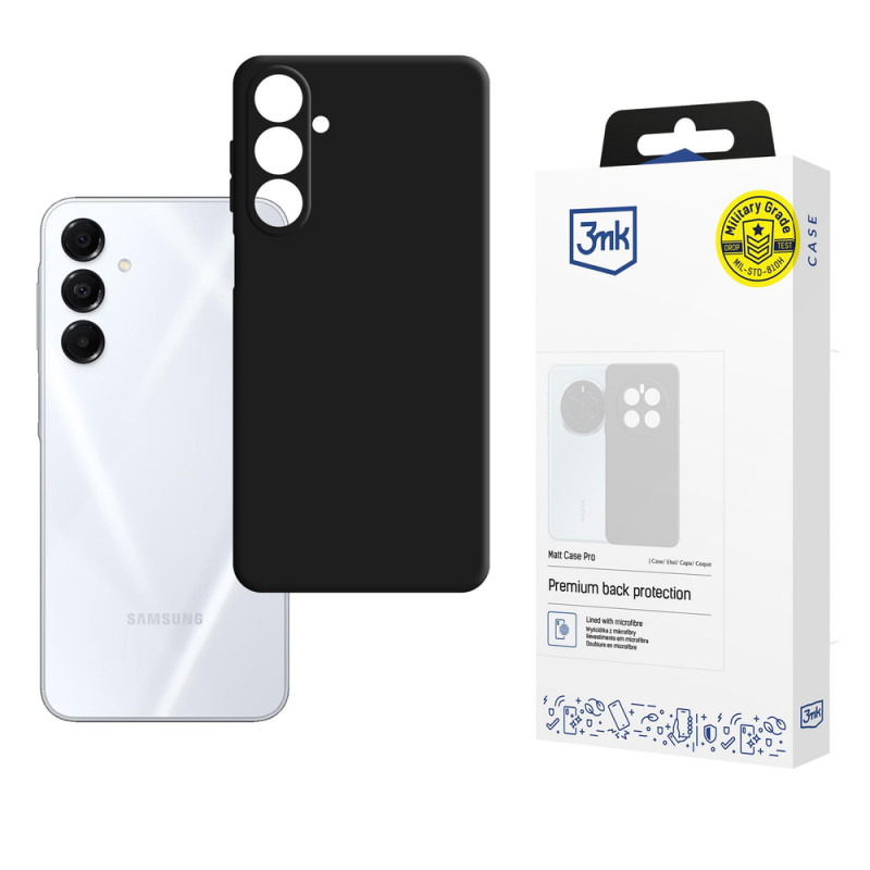 3MK Matt Case Pro Samsung Galaxy A17 5G, czarny