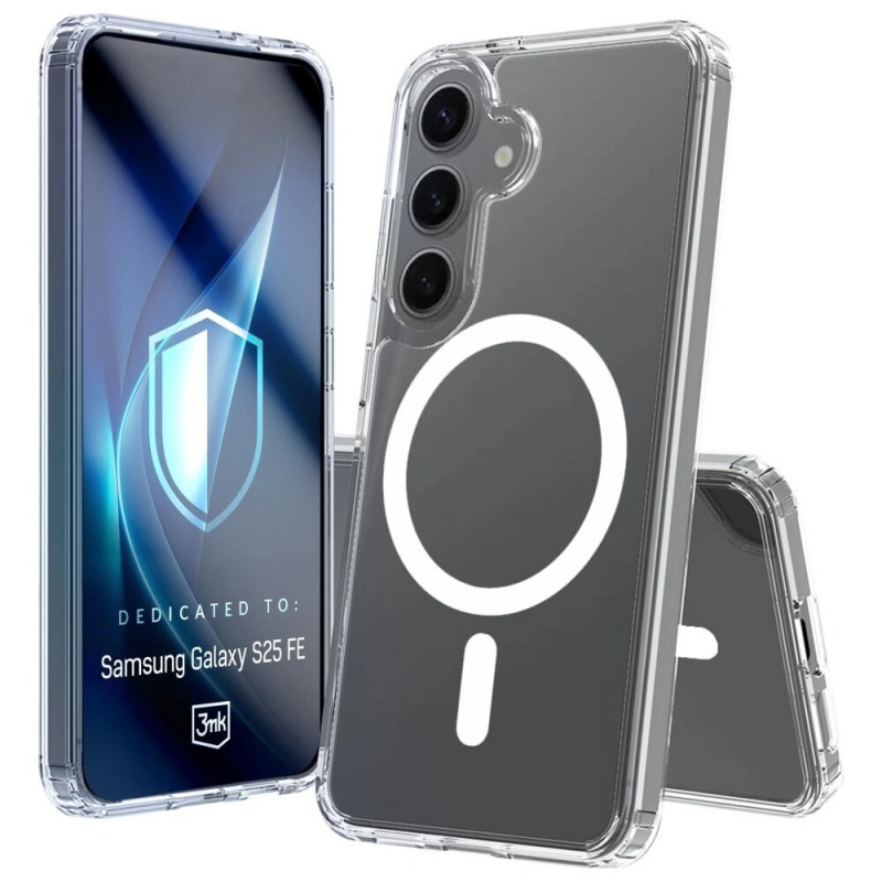 3MK Armor MagCase do Samsung Galaxy S25 FE, przezroczyste