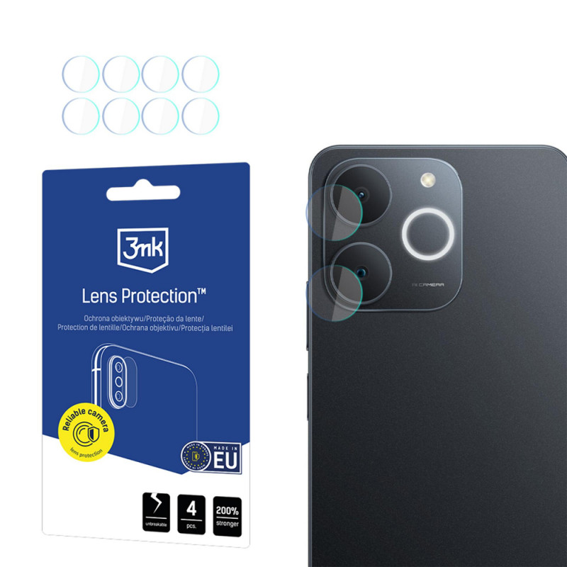3MK Lens Protection ochrona obiektywu aparatu do Realme Note 70T (4 szt.)