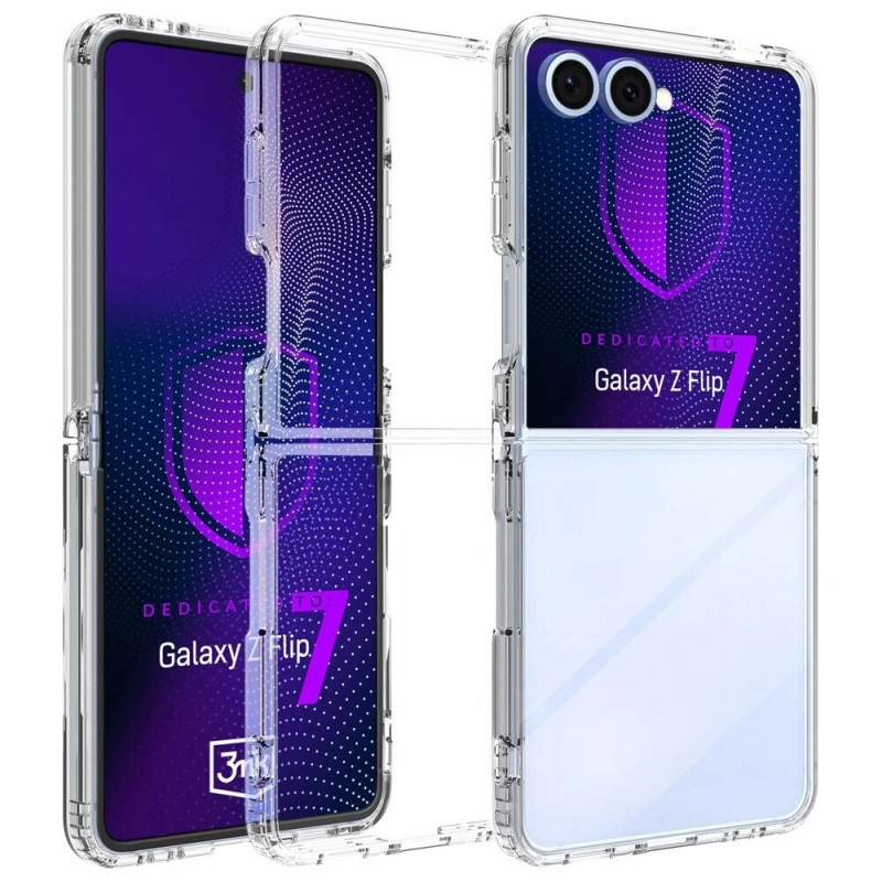 Etui 3MK Armor Case do Samsung Galaxy Z Flip7, przezroczyste