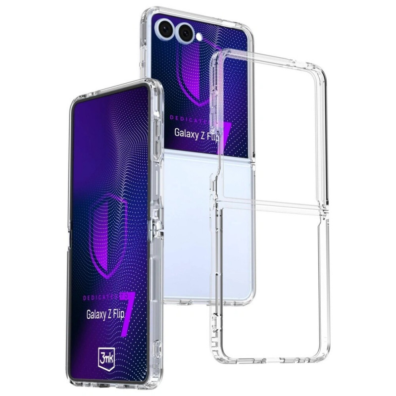 Etui 3MK Armor Case do Samsung Galaxy Z Flip7, przezroczyste