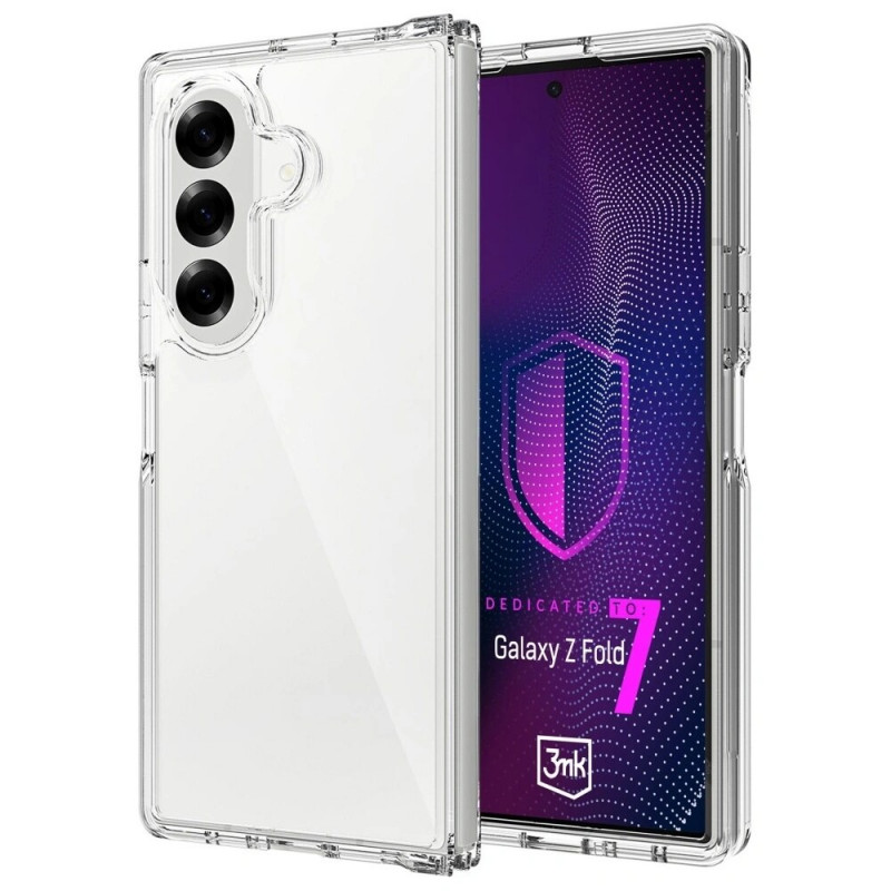 Etui 3MK Armor Case do Samsung Galaxy Z Fold 7, przezroczyste
