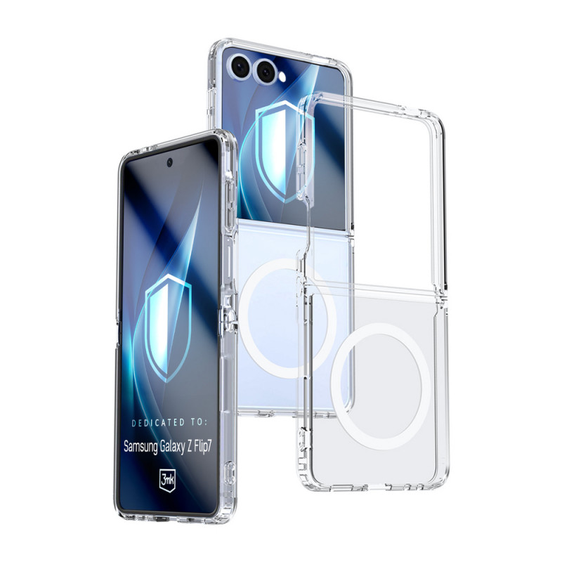3MK Armor MagCase do Samsung Galaxy Z Flip7, przezroczyste