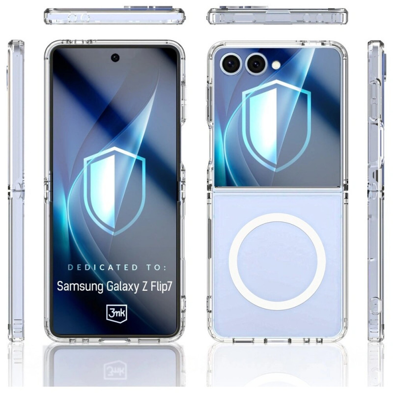 3MK Armor MagCase do Samsung Galaxy Z Flip7, przezroczyste