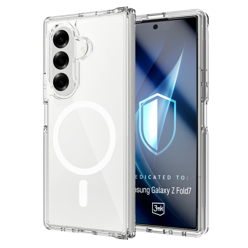 3MK Armor MagCase do Samsung Galaxy Z Fold7, przezroczyste