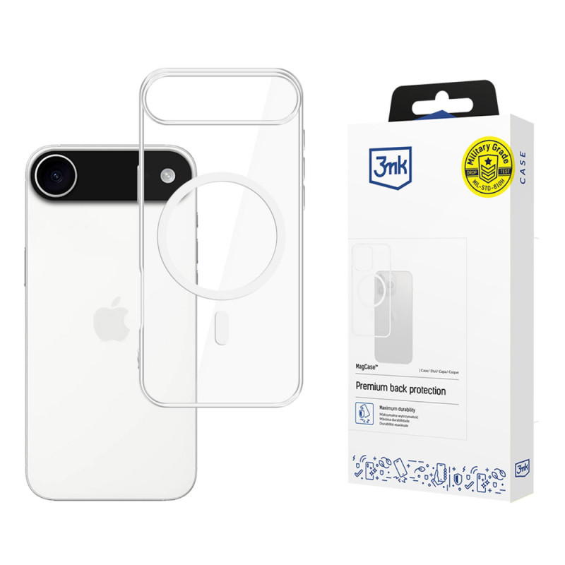 3MK MagCase do Apple iPhone Air, przezroczyste