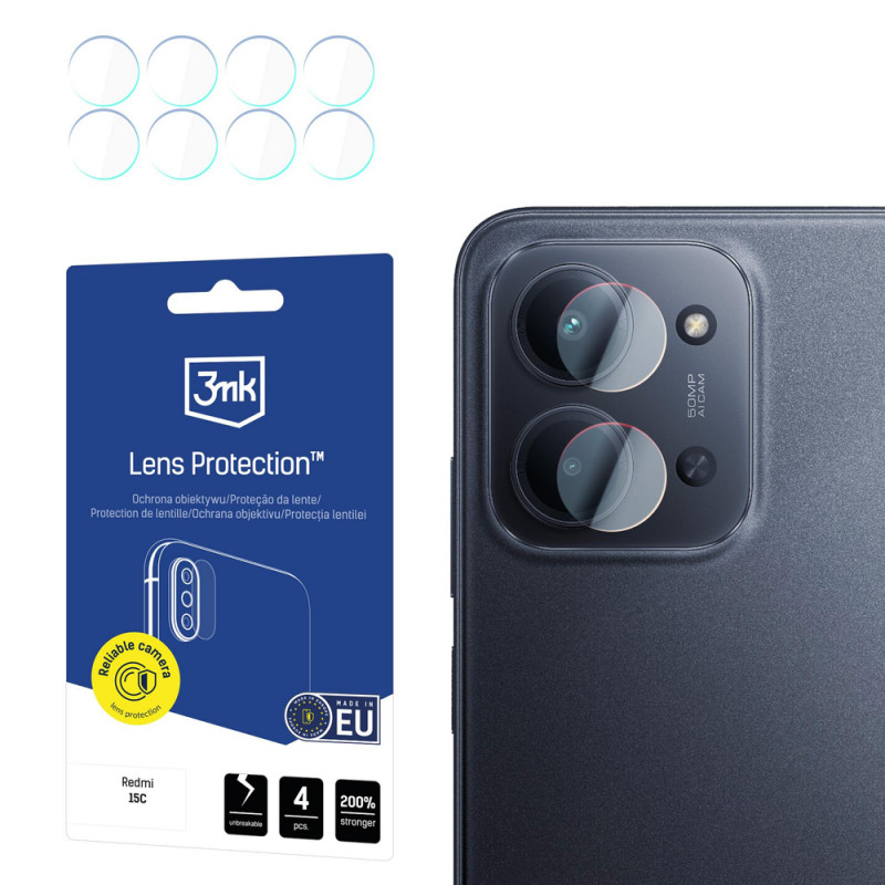 3MK Lens Protection ochraniacz na obiektyw aparatu do Xiaomi Redmi 15C 4G