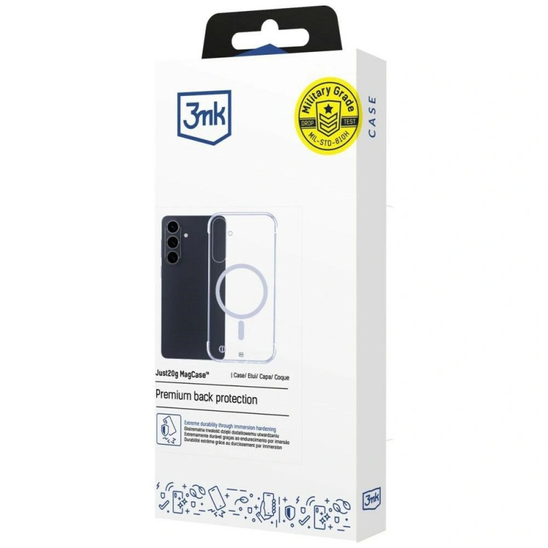 Etui ochronne 3mk Just20g MagCase do Samsung Galaxy S26, przezroczyste