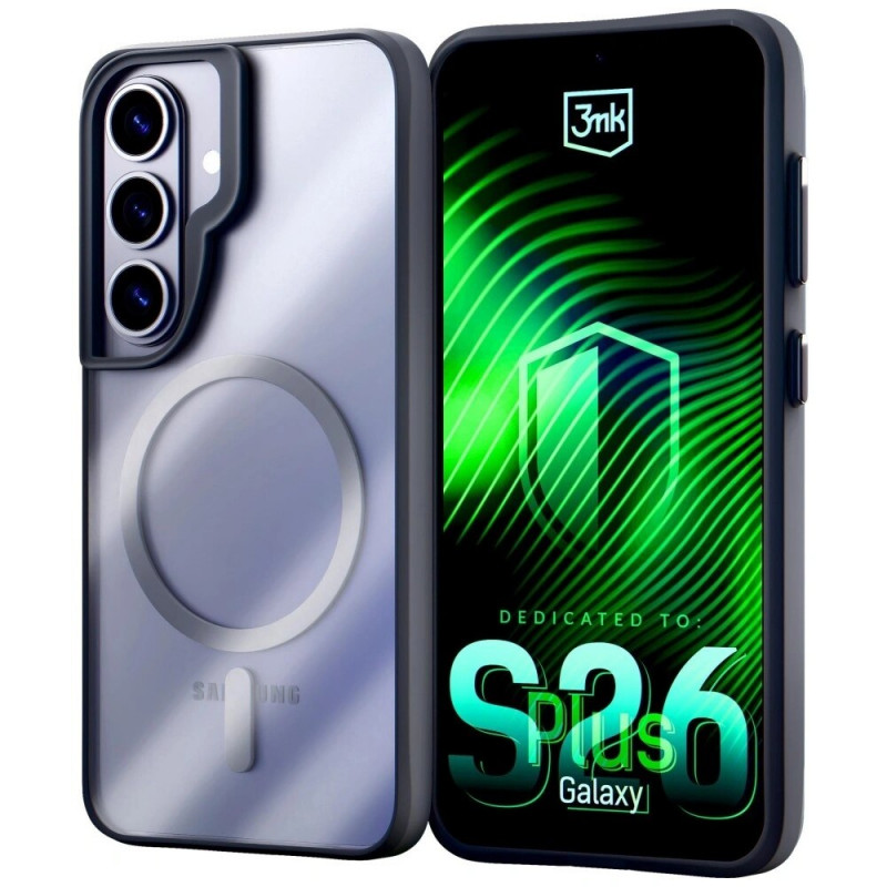 Etui ochronne 3mk Satin Armor MagCase Samsung Galaxy S26+, czarne