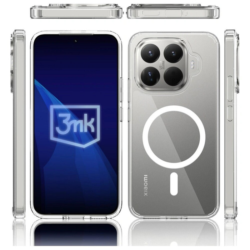 Etui na smartfona 3MK Armor MagCase Xiaomi 15T Pro 5G, przezroczyste