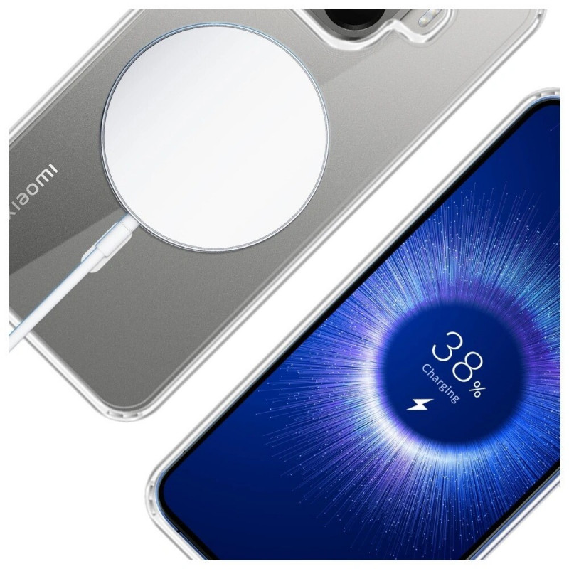 Etui na smartfona 3MK Armor MagCase Xiaomi 15T Pro 5G, przezroczyste