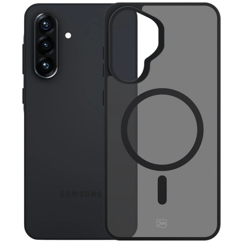 Etui na smartfona 3MK Smoke MagCase Samsung Galaxy A37, smoke black
