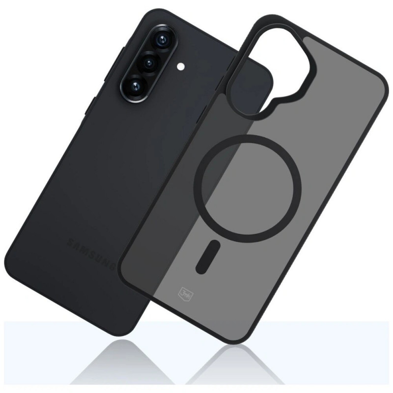 Etui na smartfona 3MK Smoke MagCase Samsung Galaxy A37, smoke black