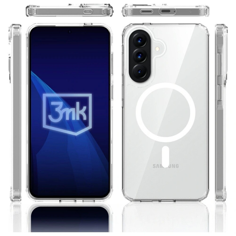 Etui na smartfona 3MK Armor MagCase Samsung Galaxy A57, przezroczyste