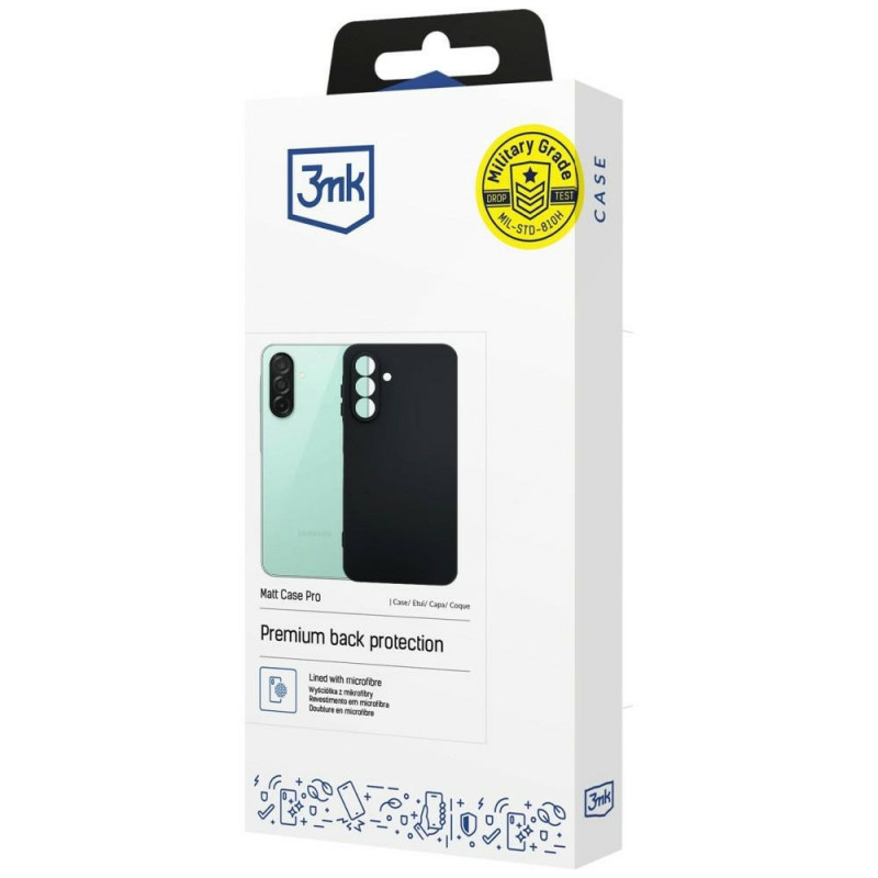 Etui na smartfona 3MK Matt Case Pro Samsung Galaxy A27 5G, czarne