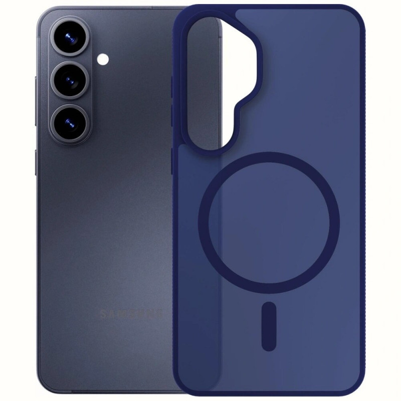 Etui 3MK Smoke MagCase do Samsung Galaxy S26, niebieskie