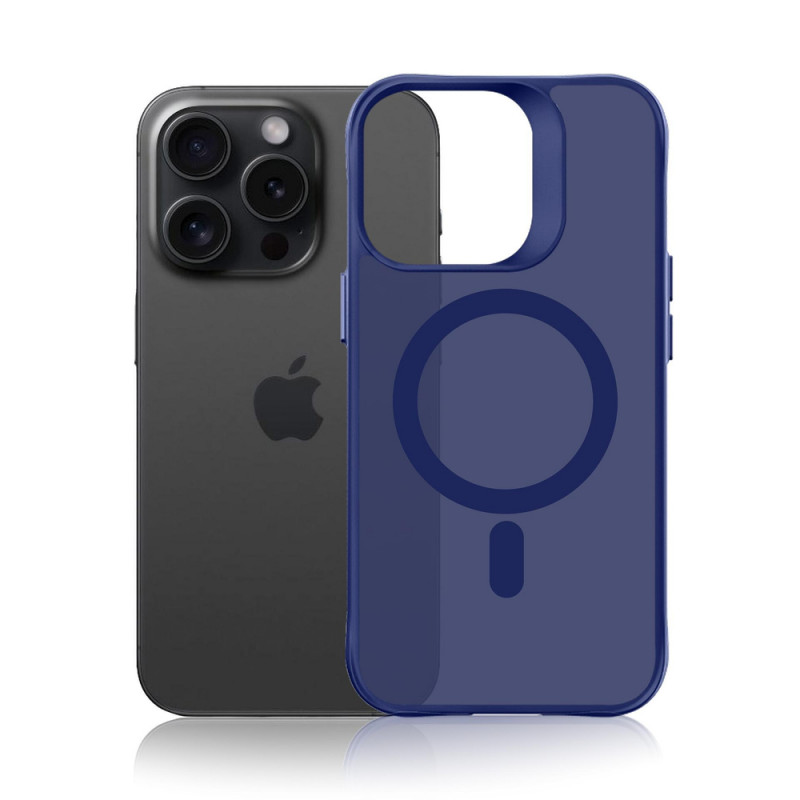 3MK Smoke MagCase do Apple iPhone 16 Pro Max, niebieski