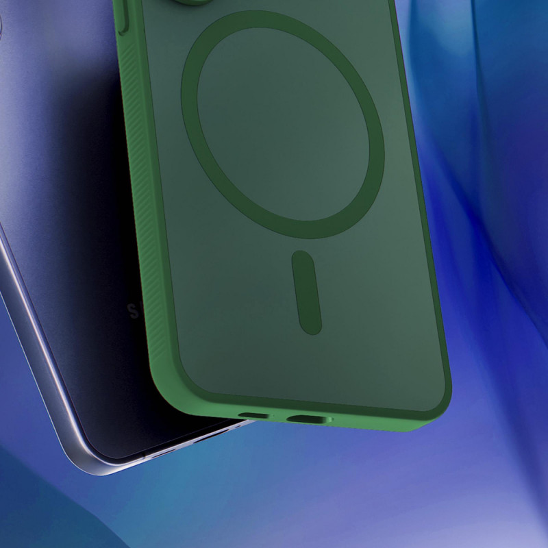 3MK Smoke MagCase do Apple iPhone 16 Pro Max, zielony