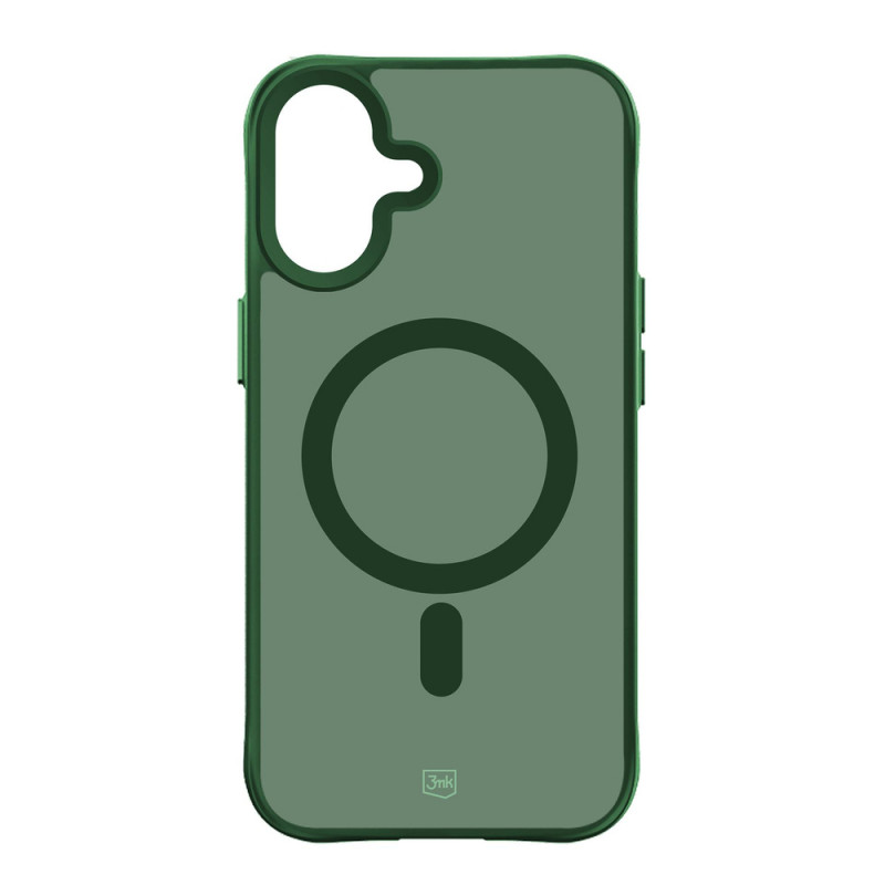 3MK Smoke MagCase do Apple iPhone 16, zielony